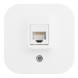 Розетка компьютерная Legrand Quteo белая RJ45 кат.5e UTP 782224
