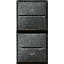 2-х кнопочный переключатель Bticino Axolute 16А 1Р 1-0-2 HS4027