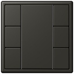 Кнопочный модуль КNX Jung Les Couleurs® Le Corbusier ombre naturelle 59 F 50 с тремя парами кнопок LC503TSA4320R