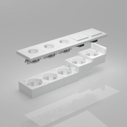 Коробка для накладного монтажа белый W8000001