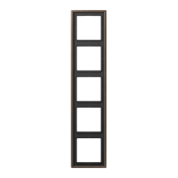 Рамка Jung LS 990 Античная латунь 5 постов ME2985AT