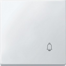 Клавиша Merten Artec белый с маркировкой «звонок» MTN412819