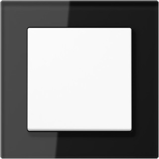 Рамка Jung A Creation Черное стекло 1 пост AC581GLSW