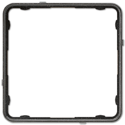 Рамка Jung CD Plus Черный металлик внутренняя 1 пост CDP81SWM