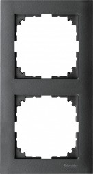 Рамка Merten M-Pure Антрацит 2 поста MTN4020-3614
