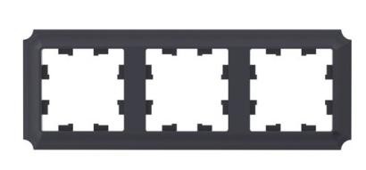 ATN101003 3-постовая РАМКА КАРБОН, AtlasDesign Antique Schneider Electric