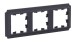 ATN101003 3-постовая РАМКА КАРБОН, AtlasDesign Antique Schneider Electric