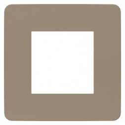 Рамка Schneider Electric Unica Studio Color Песочный / Бежевый 1 пост NU280227