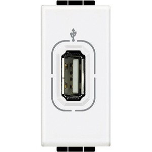 Разъем USB Bticino LivingLight Air Белый N4285
