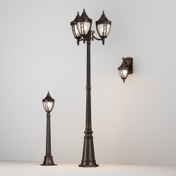 Уличный настенный светильник Outdoor O027WL-01B