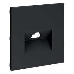 Накладка для розетки компьютерной RJ45 кат.6, S70 (графит)