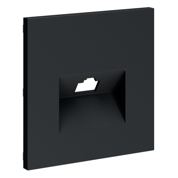 Накладка для розетки компьютерной RJ45 кат.6, S70 (графит)