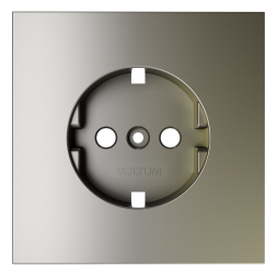 Накладка для розетки с заземлением, S70 (шелк)