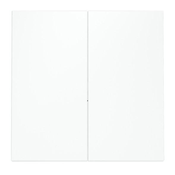 Клавиши для выключателя/переключателя двухклавишного, S70 (белый матовый)