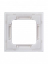 Рамка ABB Levit Жемчуг / Ледяной 1 пост 2CHH015010A6068 3901H-A05010 68W