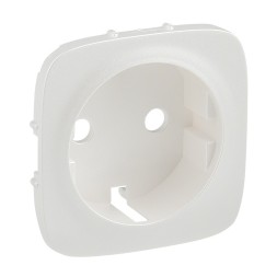 Лицевая панель Legrand Valena ALLURE Жемчуг для силовой розетки 2К+З с зажимами 6кв. мм. 755259