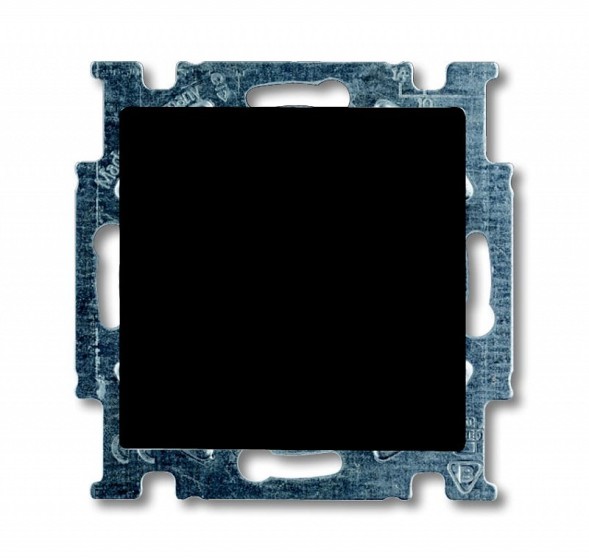 Механизм переключателя ABB Basic 55 chateau-black одноклавишный 1-полюсной кнопки (нормально-открытый контакт) с N-клеммой с клавишей 2CKA001413A1095 2026 UC-95-507