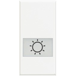 Клавиши Bticino Axolute Белый с подсвечиваемыми символами для выключатель в дизайне AXIAL - 1 модуль, Лампа HD4921LA