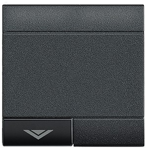 Клавиша диммера Bticino Living Light +/- 2 модуля L4915M2ADN