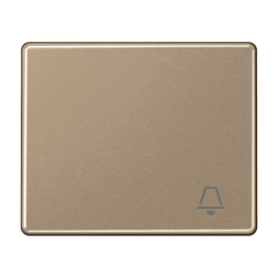 Клавиша Jung SL 500 бронза 1-я с символом &quot;ЗВОНОК&quot; SL590KGB