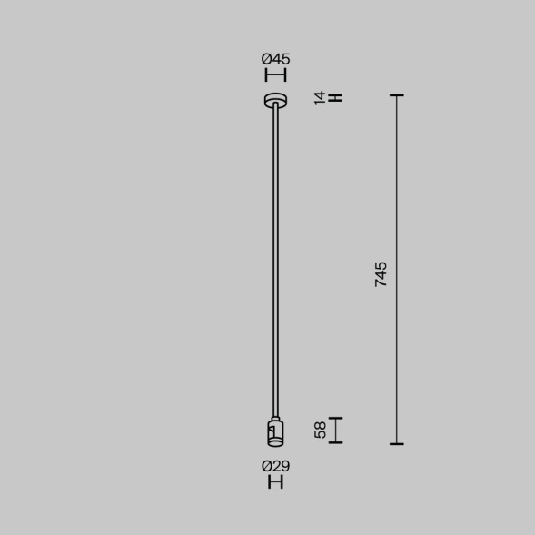 Комплектующие для трековой системы Technical TRA159C-S1-B