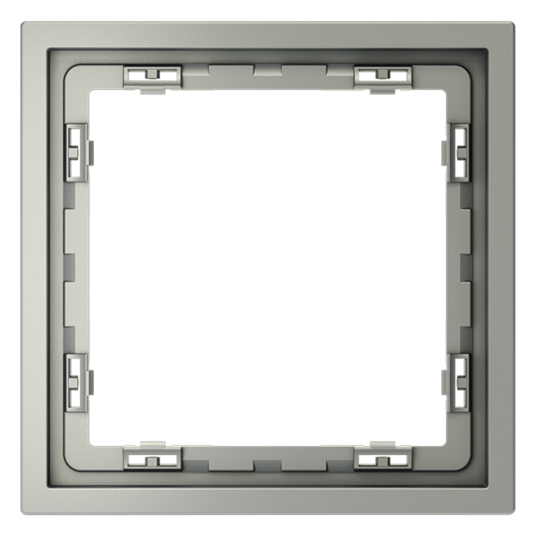 Рамка пластиковая VOLTUM S70 на 1 пост, (сталь)