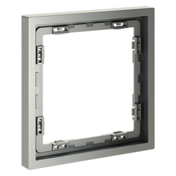 Рамка пластиковая VOLTUM S70 на 1 пост, (сталь)