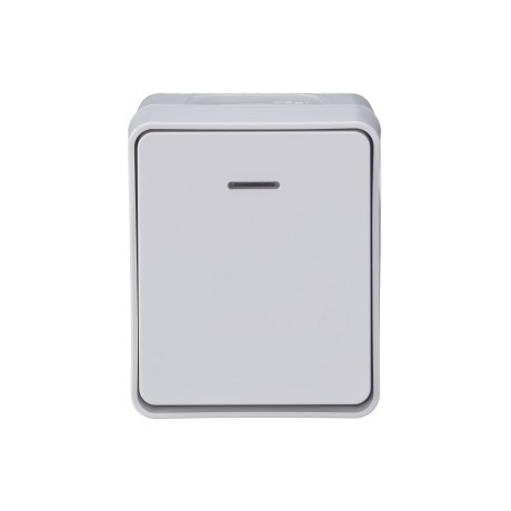 ATN540113 Atlasdesign Profi54 О/У 1-клавишный ВЫКЛЮЧАТЕЛЬ с подсветкой 10 АХ, БЕЛЫЙ Schneider Electric