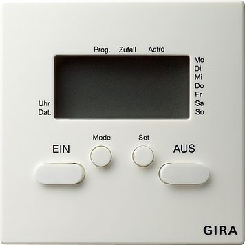 Электронный таймер Gira S-color Белый 038540