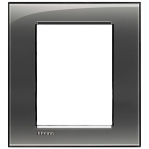 Рамка Bticino LivingLight Квадрат Лондонский туман 3+3 модуля LNA4826KF