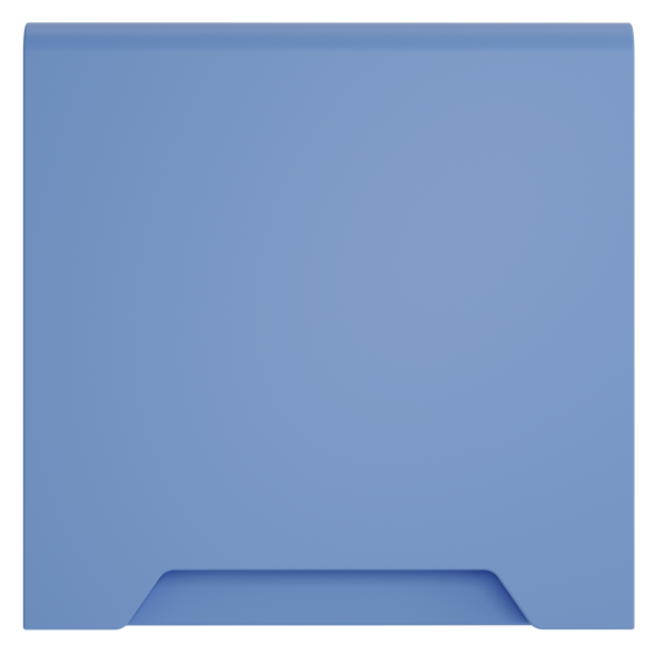 Накладка для розетки с заземлением, защитными шторками и крышкой, S70 (деним)