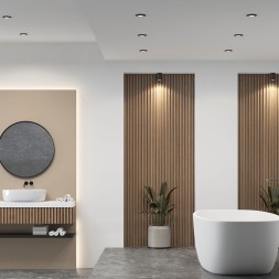 DK3016-BK Встраиваемый светильник влагозащ., IP 65, 50 Вт, GU10, черный, алюминий