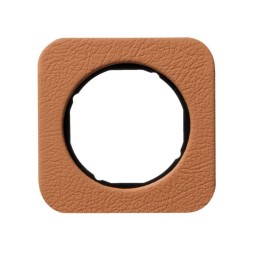 Рамка Berker R.1 Кожа черный 1 пост 10112364