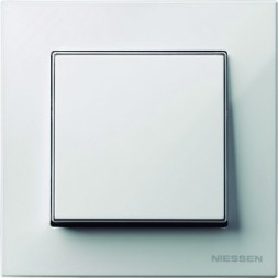 Рамка ABB Sky белый 1 пост 2CLA857100A1101 8571 BL