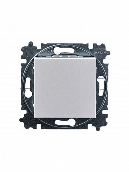 Переключатель ABB Levit жемчуг / ледяной перекрёстный одноклавишный 2CHH590745A6068 3559H-A07445 68W