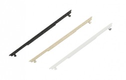 Вставка декоративная ABB Zenit антрацит для клавиш выключателей/переключателей/кнопок 2-модульная 2CLA227000N1801 N2270 AN