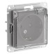 AQUA РОЗЕТКА Schneider Electric Atlasdesign Алюминий с заз. со шт. с прозрач. крышк, 16А,IP44, мех ATN440346