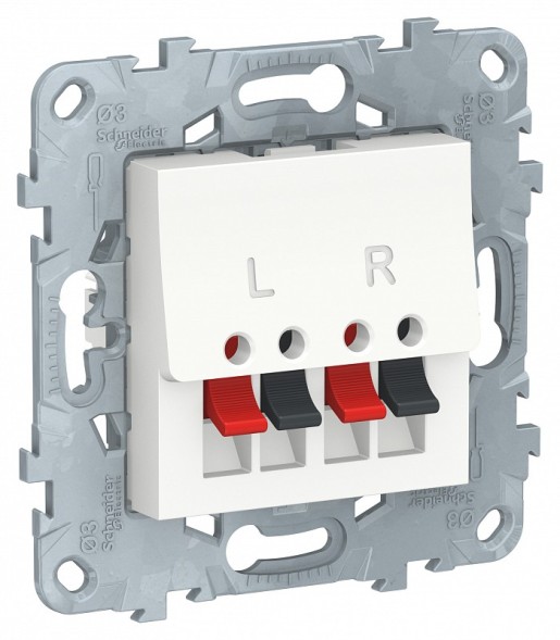 Аудиорозетка Schneider Electric Unica Studio Белый NU548618