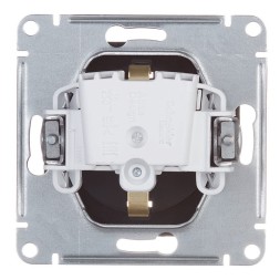 РОЗЕТКА с заземл. со шторк. с крышк., 16А, IP20, механизм, быстрозажим. клем., КАРБОН Schneider Electric Art Gallery GAL001046S