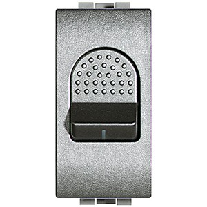 Выключатель Bticino LivingLight Air Алюминий двухполюсный, 32А - 127/250 В NT4011