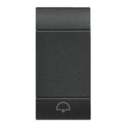 Клавиша Bticino Living Light антрацит Звонок, 1 модуль L4915DN