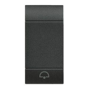 Клавиша Bticino Living Light антрацит Звонок, 1 модуль L4915DN
