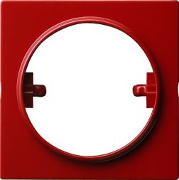 Накладка для светового сигнала Gira S-color Красный для плоских съемных крышек 065843