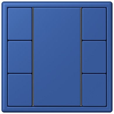 Кнопочный модуль КNX Jung Les Couleurs® Le Corbusier bleu outremer 59 F 50 с тремя парами кнопок LC503TSA4320K