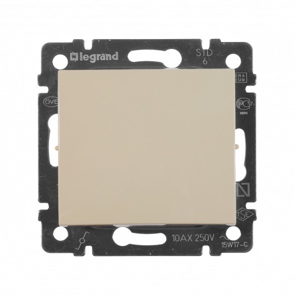 Переключатель Legrand Valena Слоновая кость 1-клавишный 774306