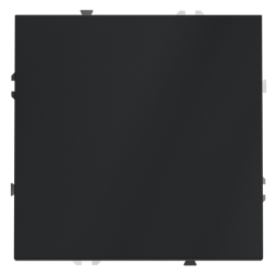 Перекрестный переключатель встраиваемый VOLTUM S70 одноклавишный 10А, (графит)