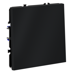 Перекрестный переключатель встраиваемый VOLTUM S70 одноклавишный 10А, (графит)