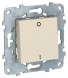 Выключатель Schneider Electric Unica Studio Бежевый двухполюсный, 1-клавишный, сх. 2 16 AX, 250 В NU526244