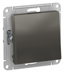 Одноклавишный переключатель Schneider Electric Atlasdesign Сталь сх.6, 10АХ, механизм ATN000961