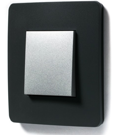 Рамка Schneider Electric Unica Studio Color Дымчато-Серый / Антрацит 1 пост NU280222